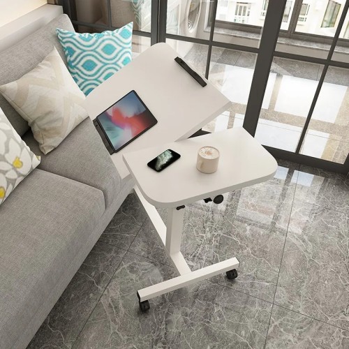 FUNITAYA Multi-Functional Portable Desk - Foldable Laptop Stand with Built-in Mouse Pad, Cup Holder, and Storage Drawer